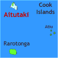  map of aitutaki cook islands