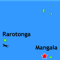 map of mangaia cook islands