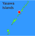 map of Yasawa Islands showing pictures