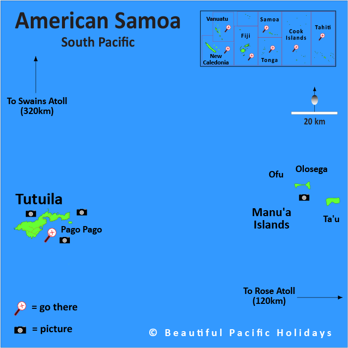 american samoa map