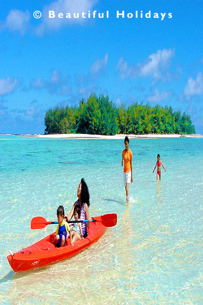 muri beach in the cook islands