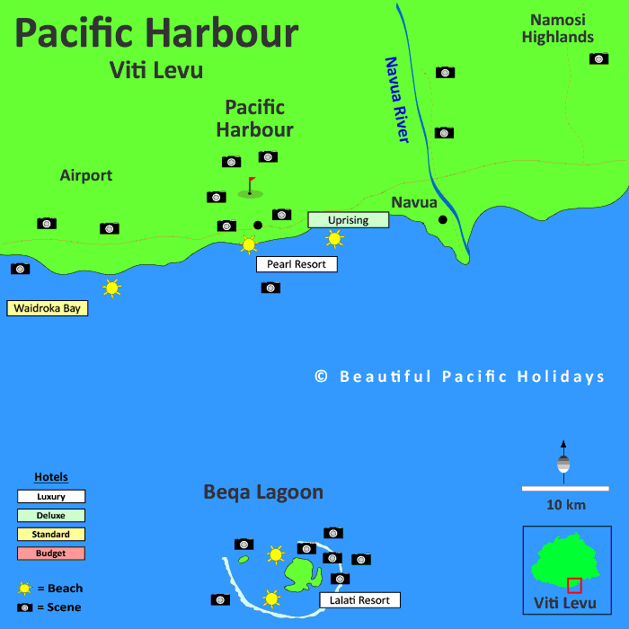 pacific harbour map