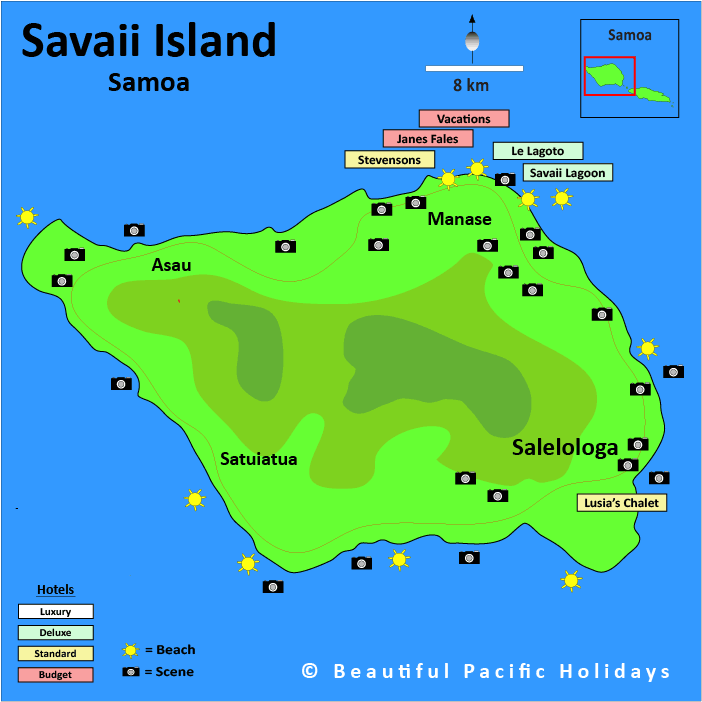 savaii map