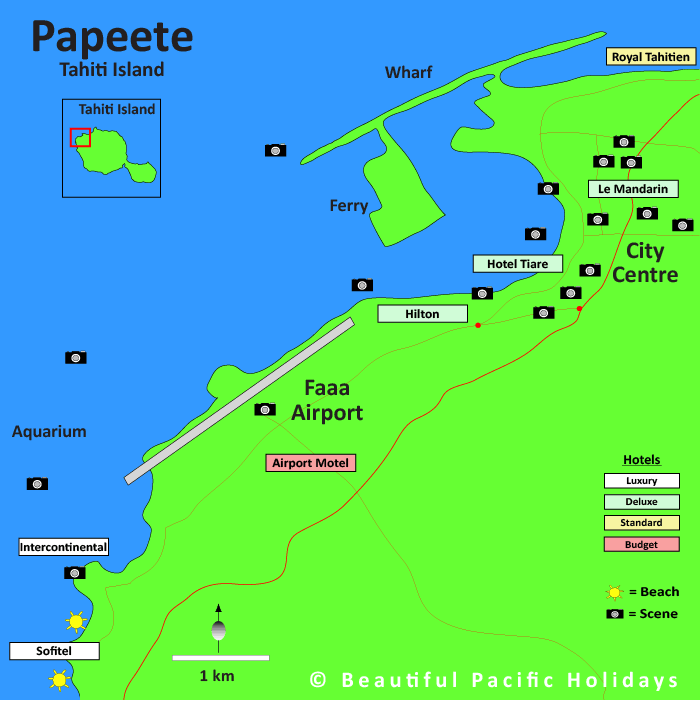 papeete map