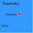 map showing location of fare tiki hoa rangiroa