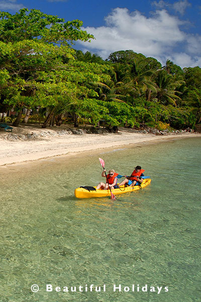 kayaking on vavau island
