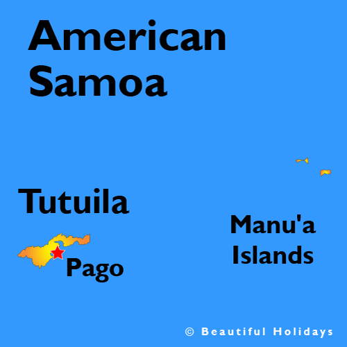 map of american samoa