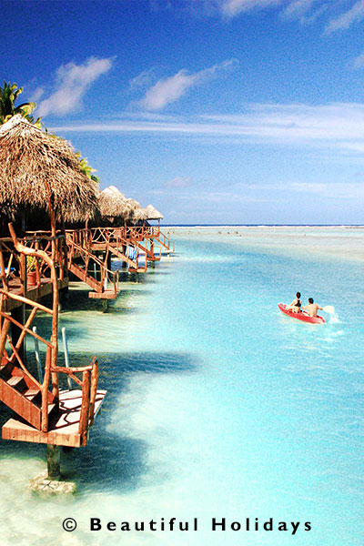 beach resort in the cook islands