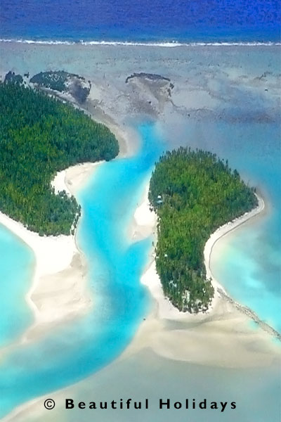 uninhabited island in aitutaki lagoon