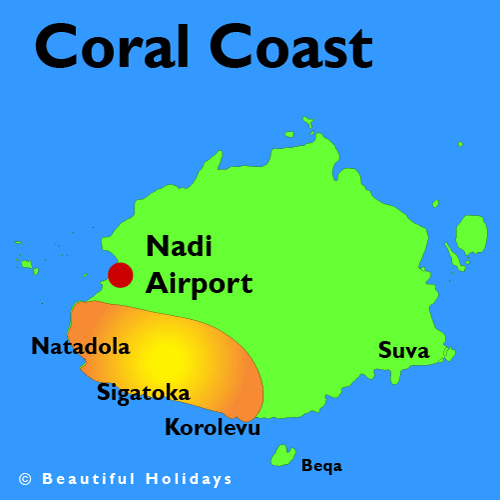 map of fiji resorts coral coast Coral Coast Holidays Resorts Beautiful Fiji Holidays map of fiji resorts coral coast