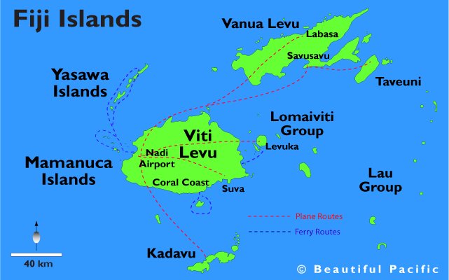 map of fiji 