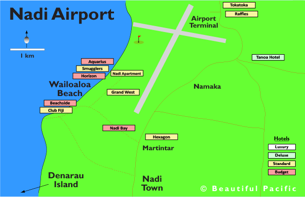 map of nadi hotels