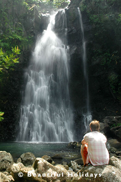 waterfall on taveuni