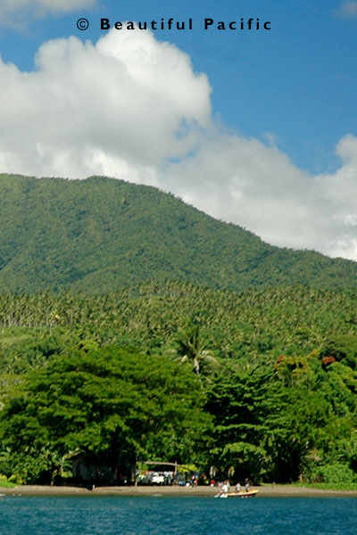 fijian village on taveuni island in fiji