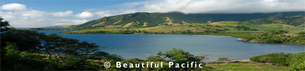 tropical beach on the coral coast fiji