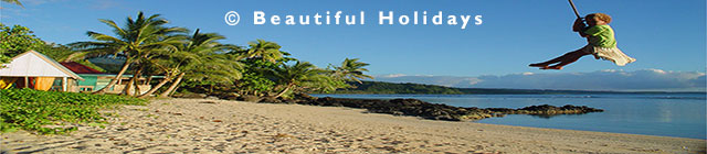 lavena village beach on taveuni island