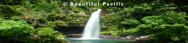 bouma waterfall on taveuni national park