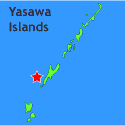 map of Yasawa Islands showing pictures