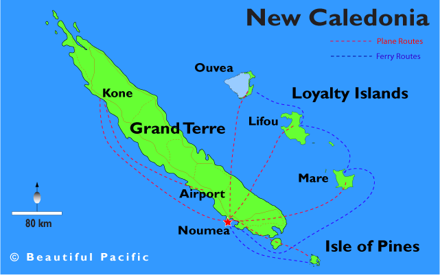 map of new caledonia