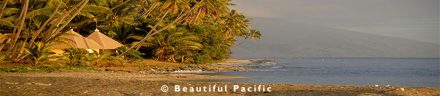 sunrise at a beach resort on grand terre