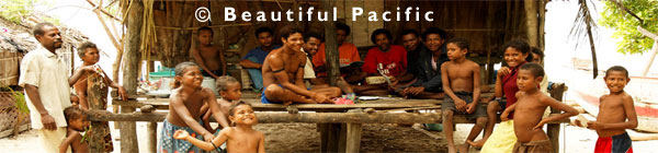 picture of tribal village in papua new guineaa