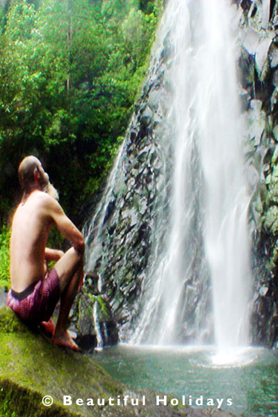 waterfall in samoa islands