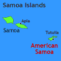map of american samoa