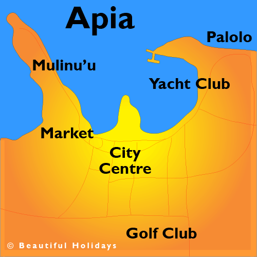 map of apia samoa