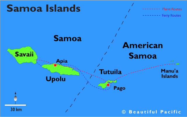 interactive picture map of the samoa islands