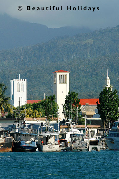 view of apia town
