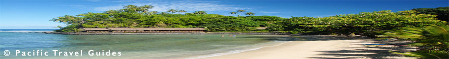 Seabreeze Resort Samoa showing picture of beach