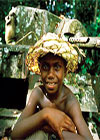 solomon boy at world war wreck on guadalcanal