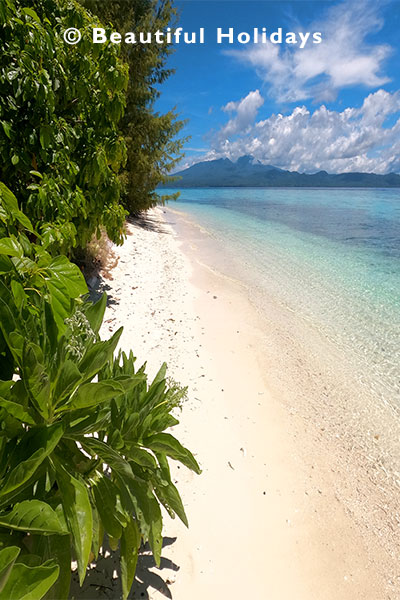 solomon islands beach in western province