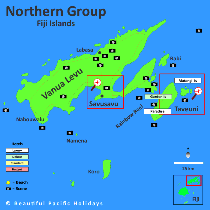 northern fiji map
