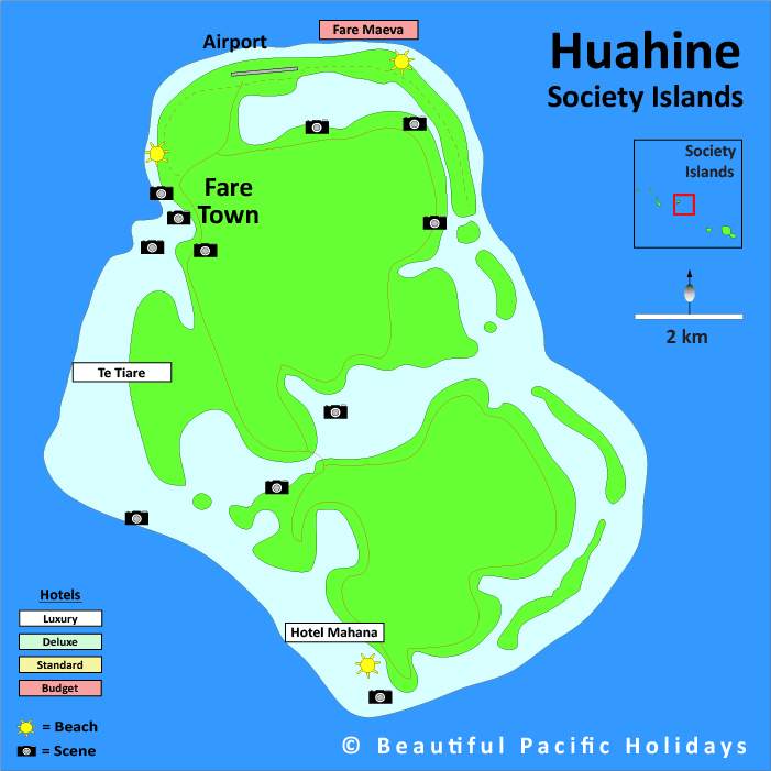 huahine map