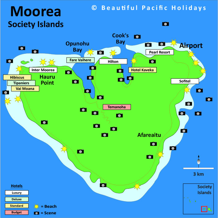 moorea map