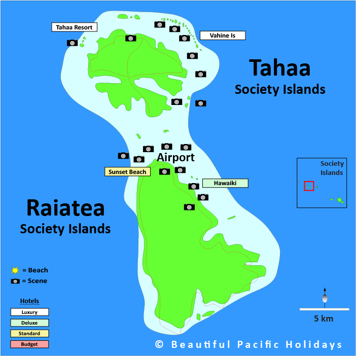 raiatea tahaa map