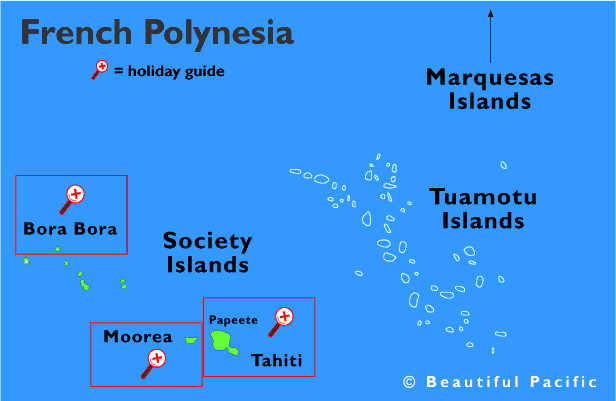 map of tahiti