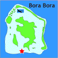 map showing location of bora private island bora