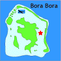 map showing location of st regis resort bora