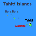 map of tahiti