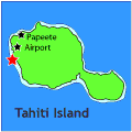 map of tahiti island