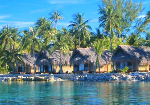 Rangiroa Beach Resort Tahiti showing picture of beach in French Polynesia