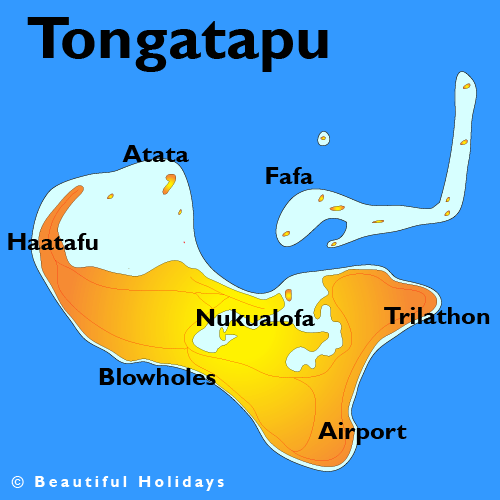map of tongatapu tonga islands