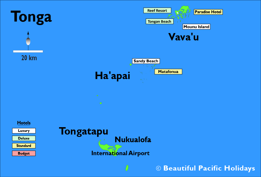 map of vavau island in tonga