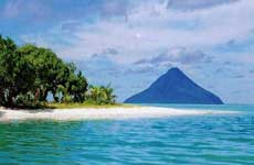 Palm Tree Island Resort Tonga showing picture of Eua beach