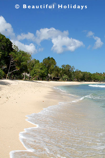 enjoying a family beach holiday in vanuatu