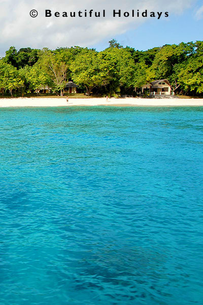 view of lagoon infront of bokissa island resort
